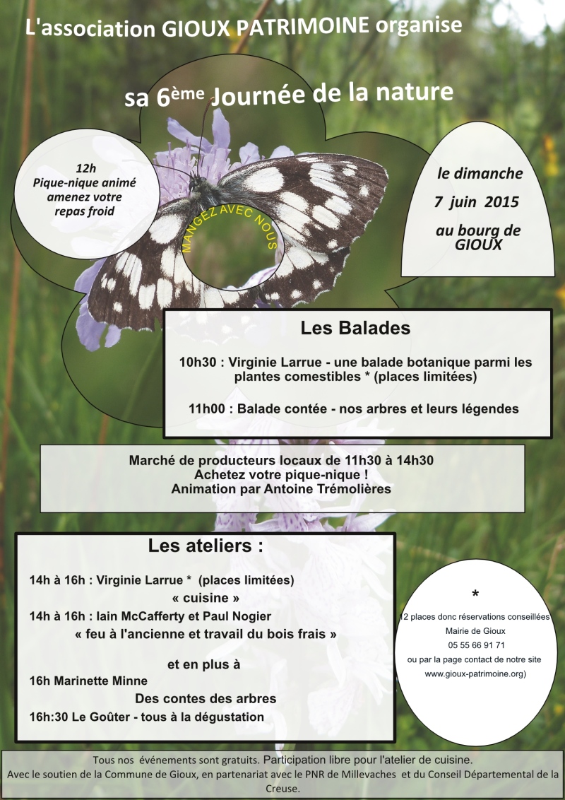 Affiche journée de la nature 2015